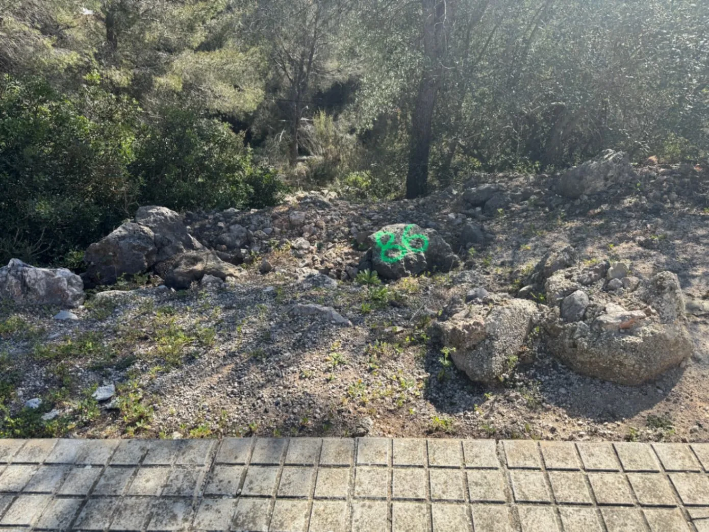 Parcelas urbanas consolidadas en venta Urbanización Tossal Gros en la Font d'En Carros (Costa Blanca)