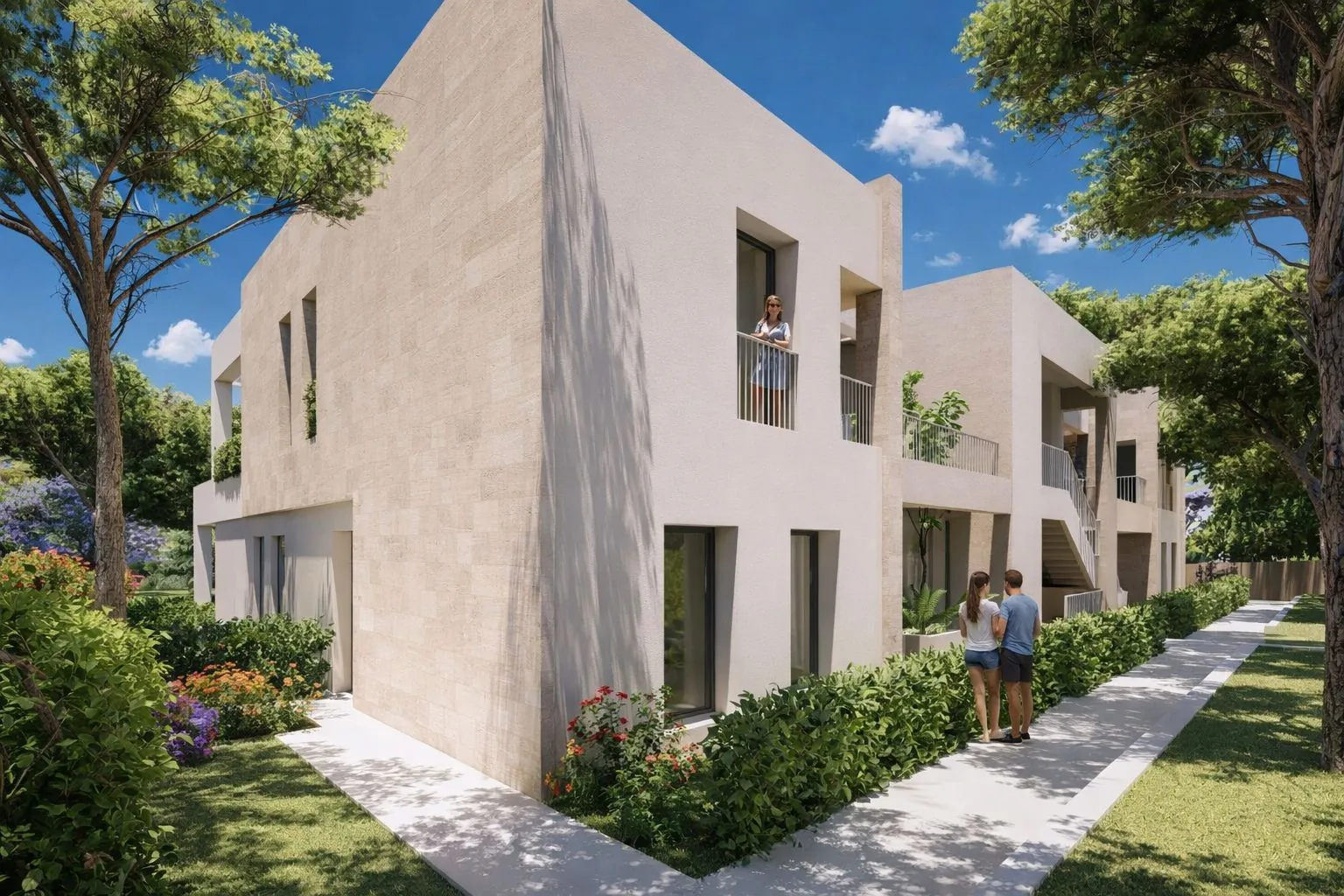Residencial exclusivo de 10 viviendas con jardín o ático en Pego desde 205.680 €