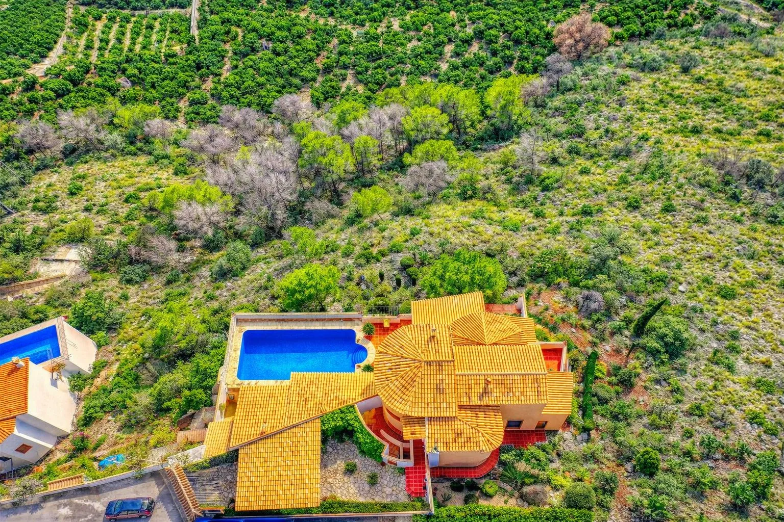 Chalet con piscina y vistas panorámicas en Adsubia (Costa Blanca)