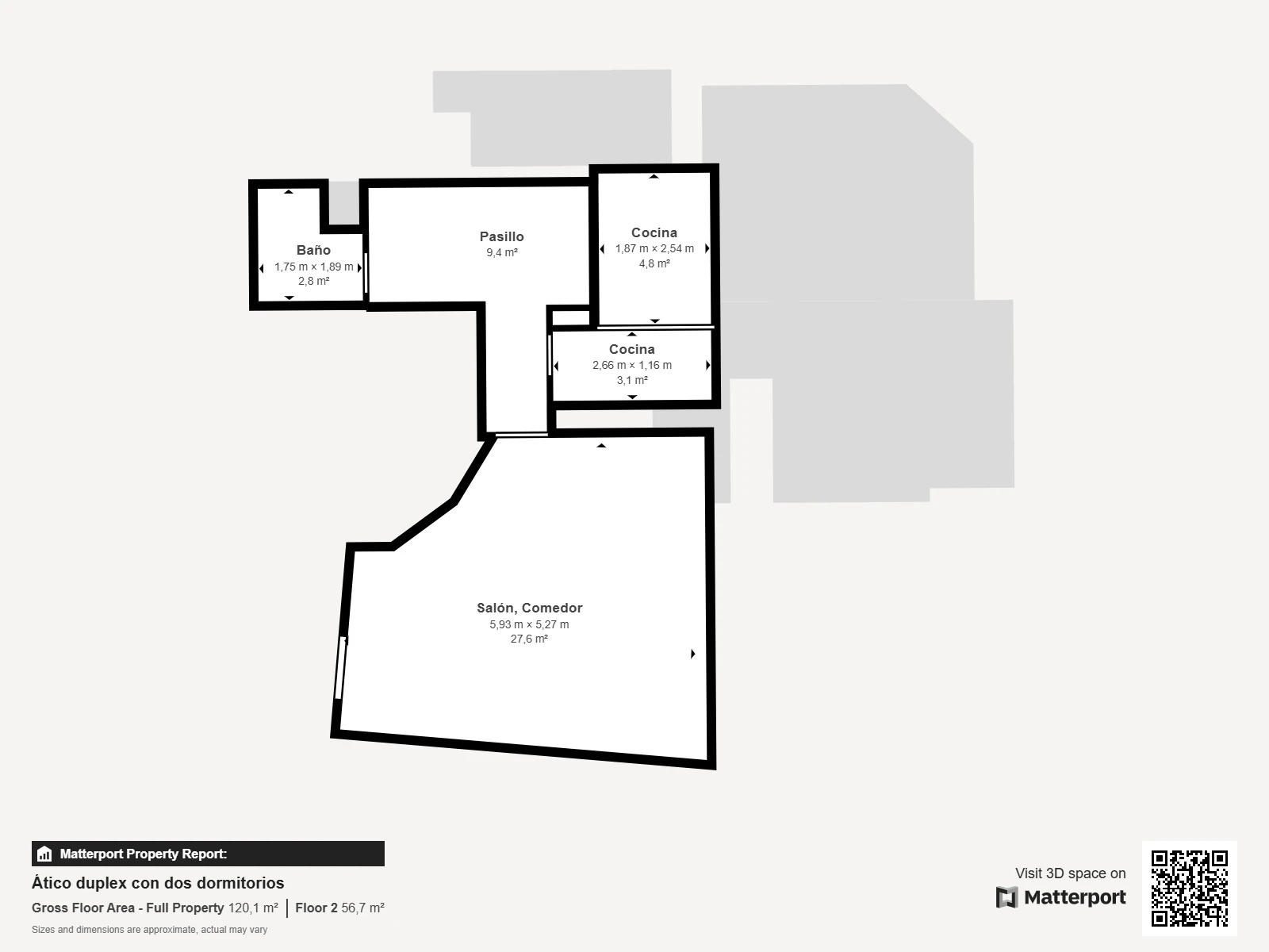 Ático Duplex con 2 habitaciones y terraza en Pego (Marina Alta)