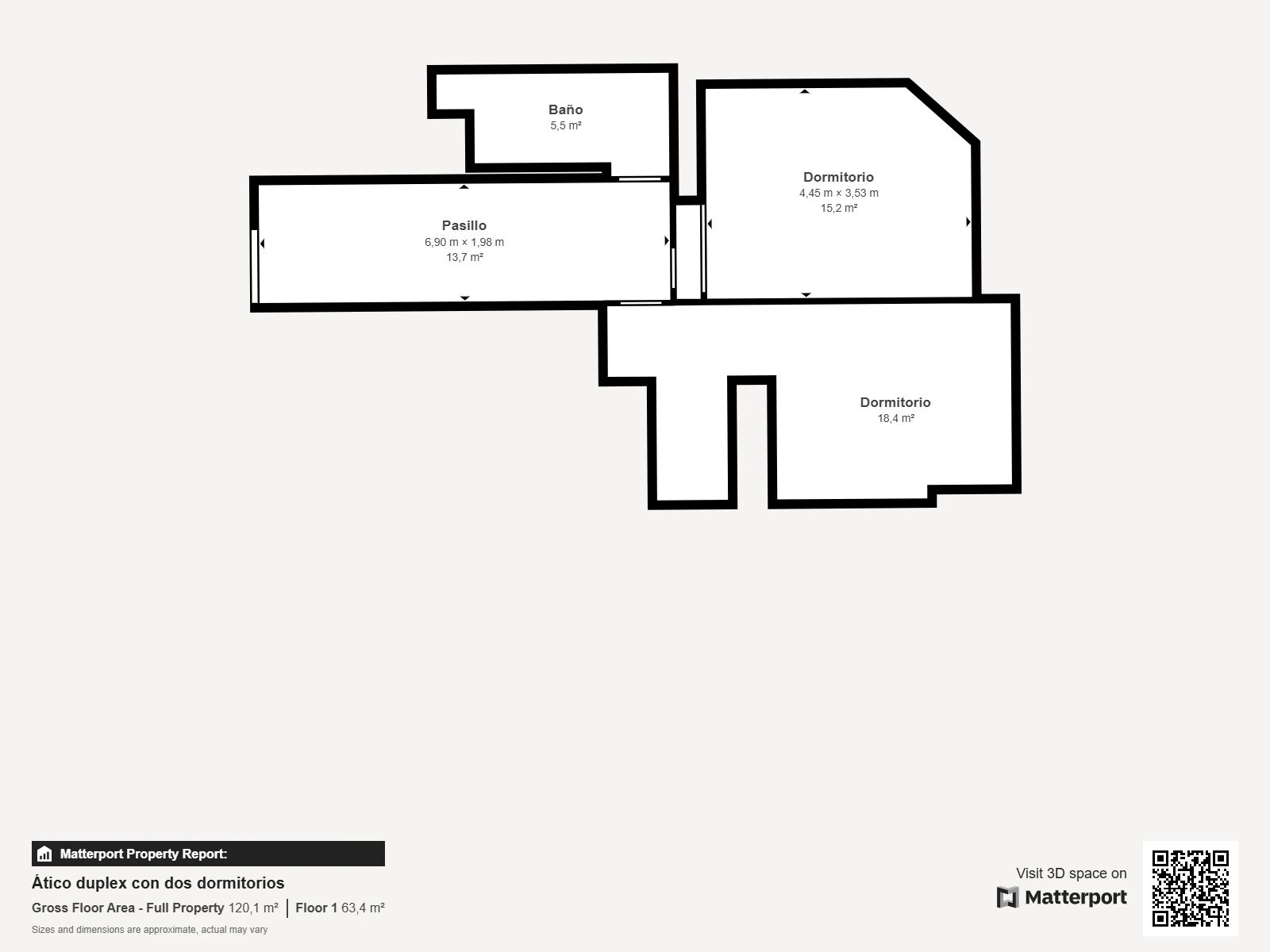 Ático Duplex con 2 habitaciones y terraza en Pego (Marina Alta)