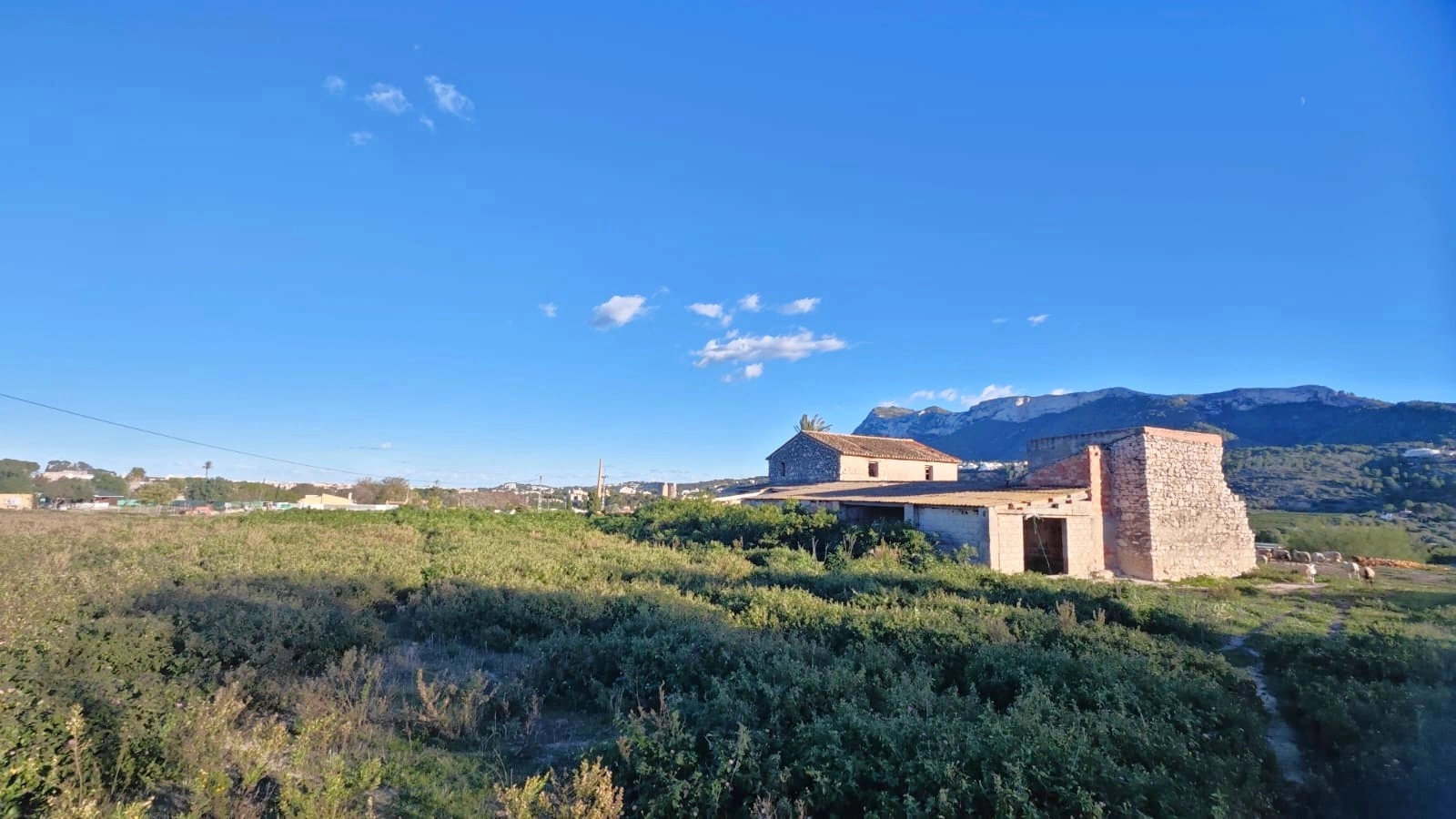 PARCELA con CASA RUSTICA para REFORMAR de 493m2 - DENIA - LA XARA