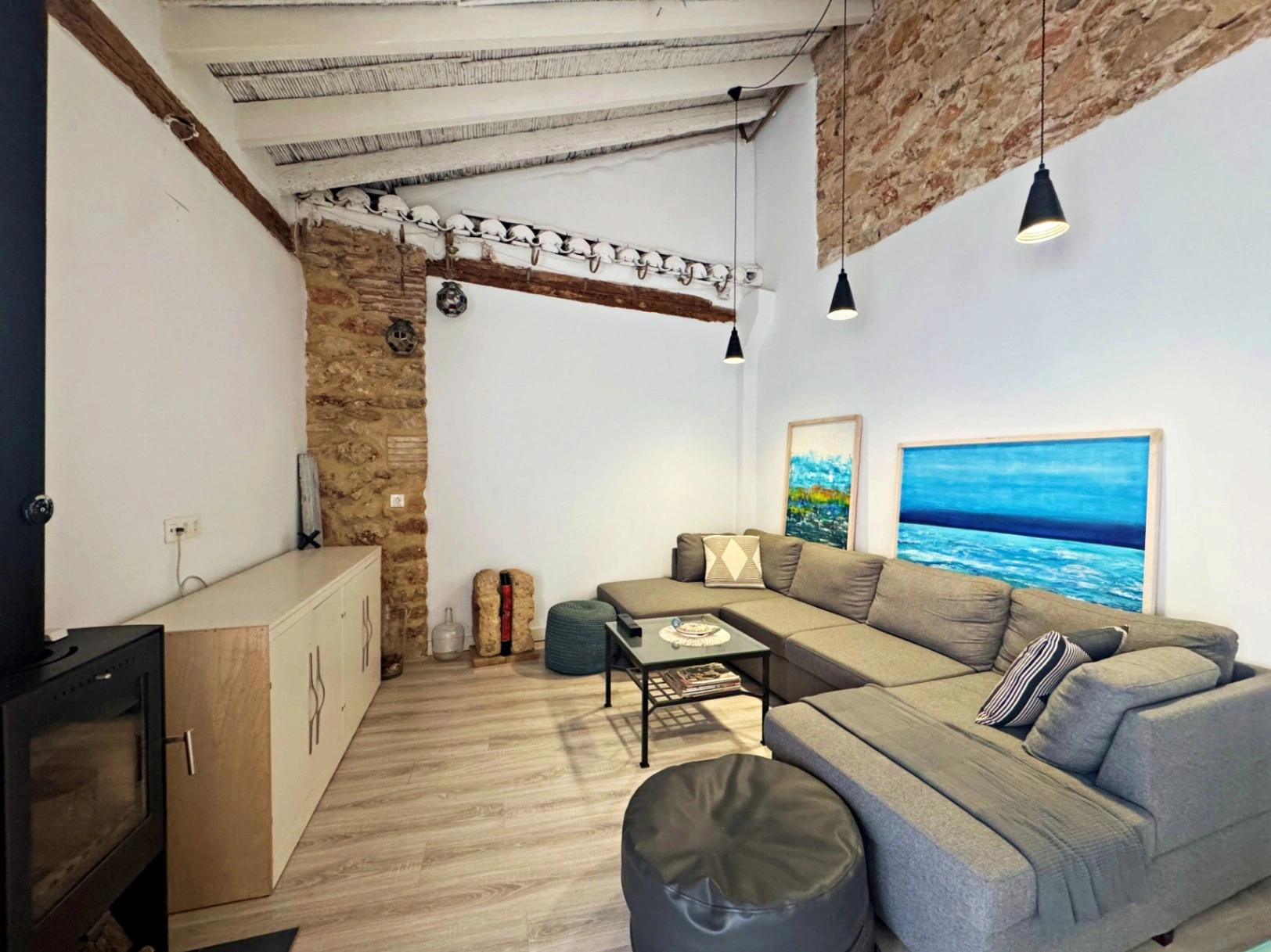 Casa de pueblo reformada en el centro de Denia, con garaje