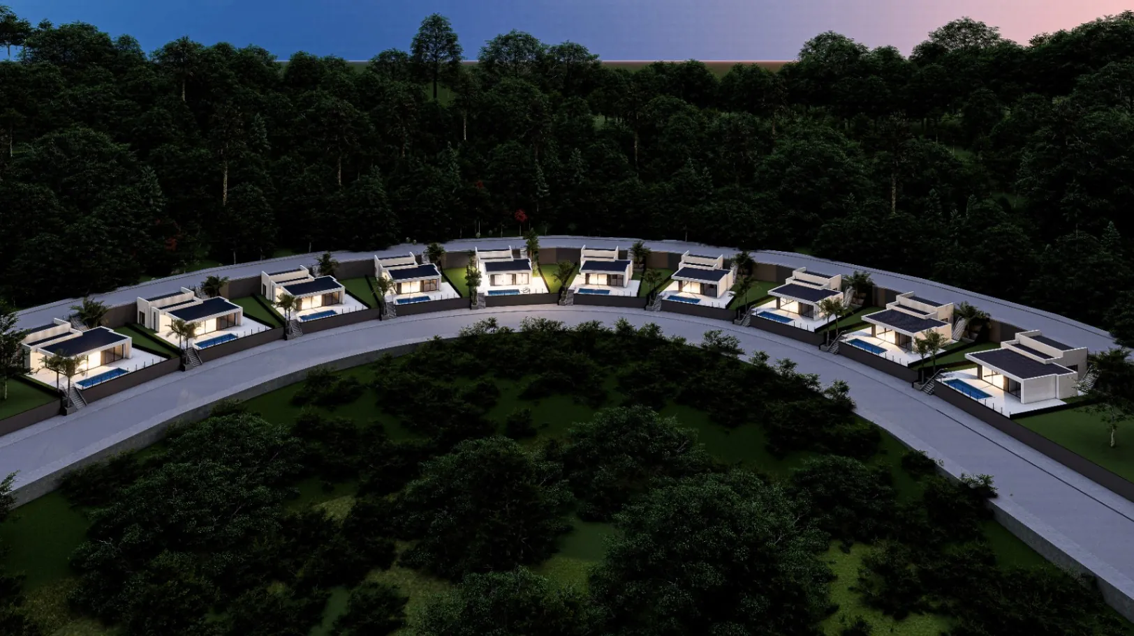 Nueva construcción de chalet en venta en Monte Solana, Pedreguer