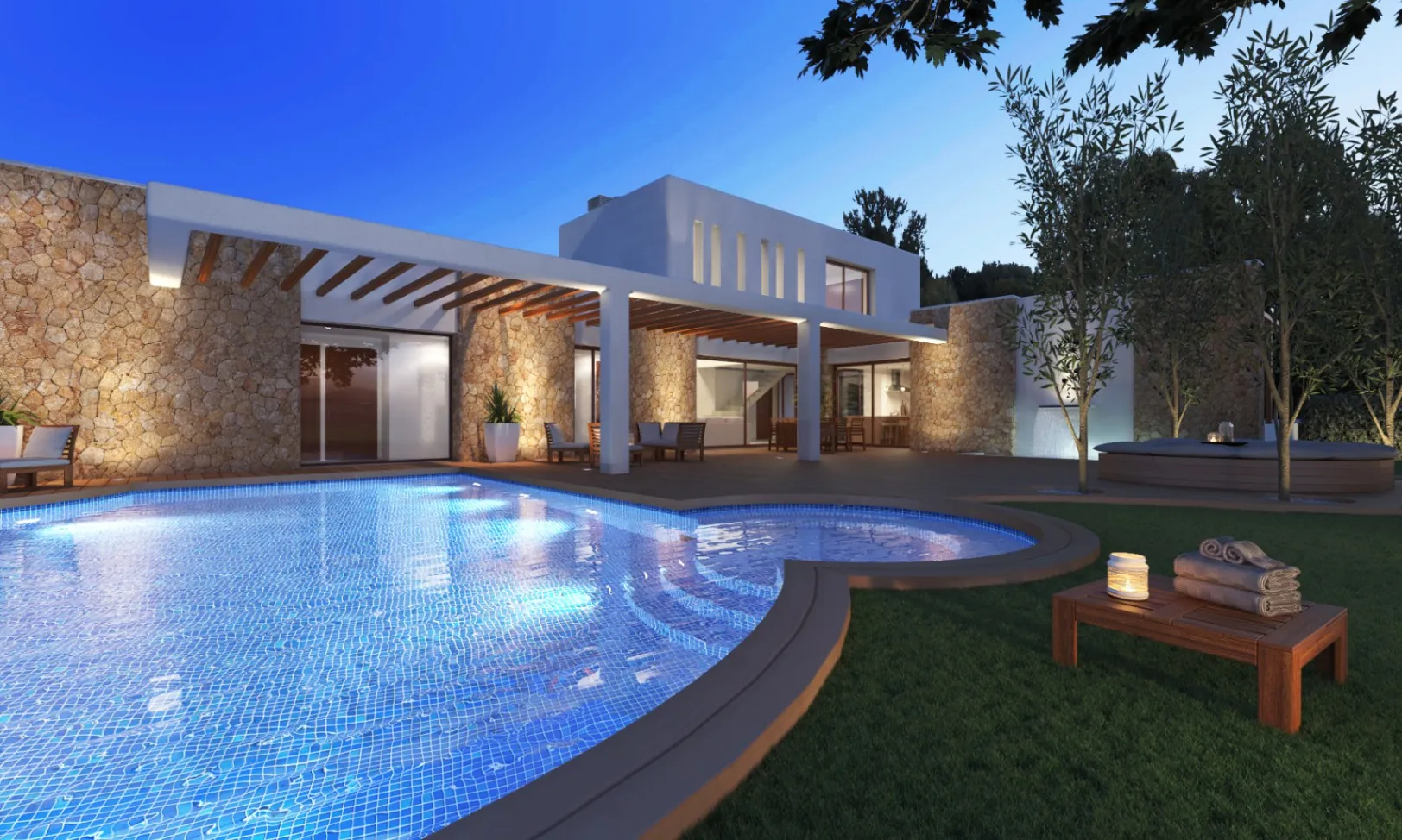 HD2MISTRAL - Chalet estilo Ibicenco en venta en Jávea | Lomas del Rey