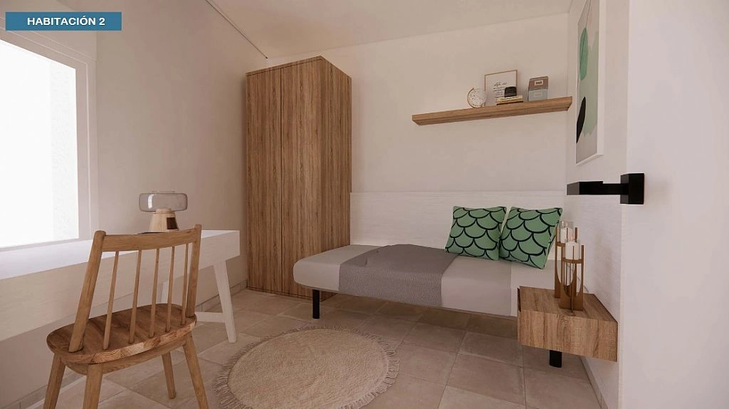 CASA DE PUEBLO POR REFORMAR CON DISEÑO IBICENCO A REALIZAR