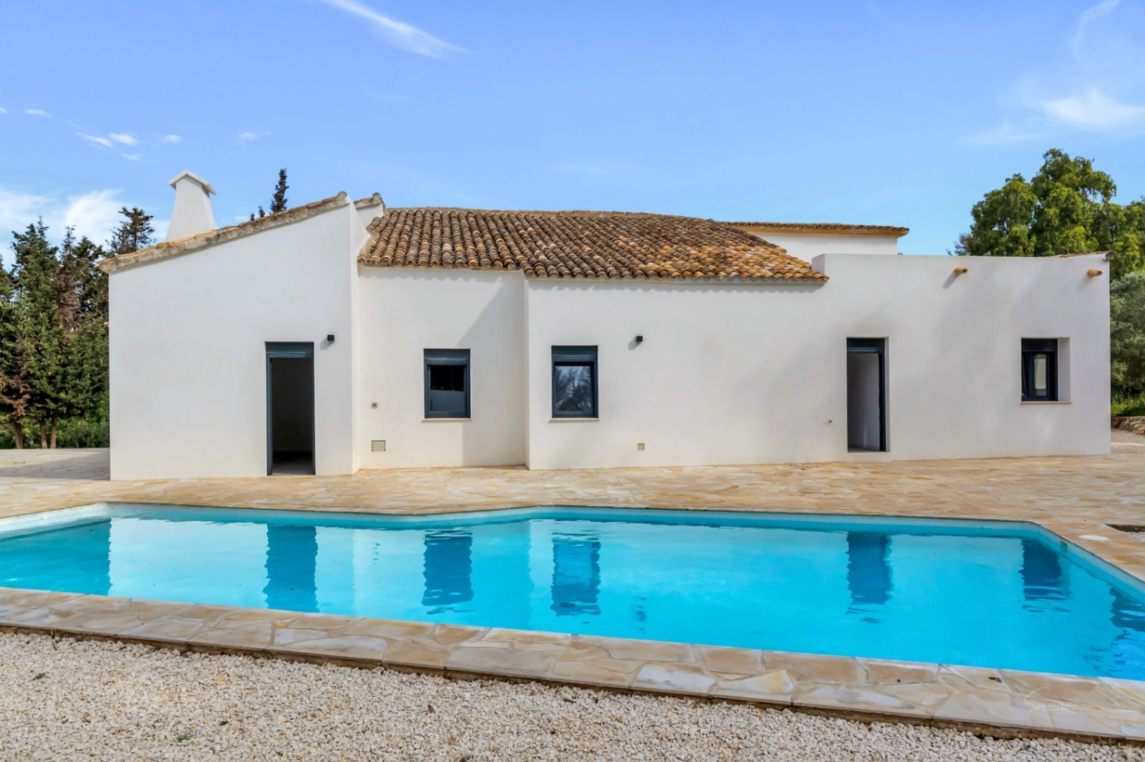 Prachtige finca in Andalusische stijl gebouwd op een groot perceel