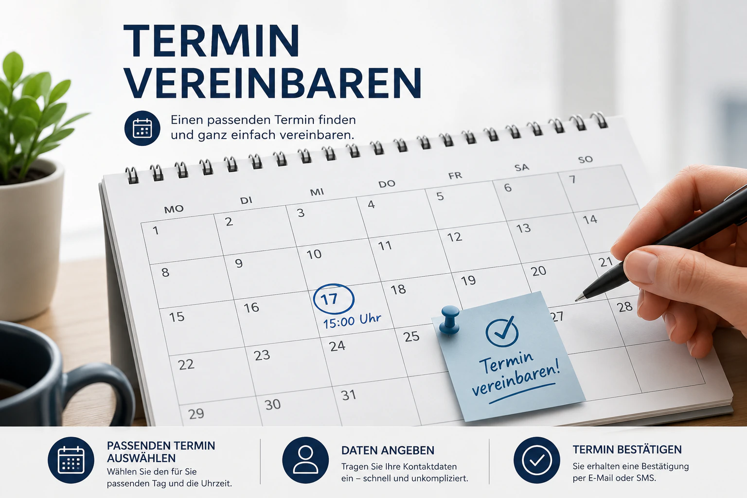 <p><strong>TERMINE KOORDINIEREN</strong></p>