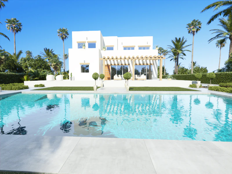 Project in Alcalali: Ibizan-style villa, stunning views
