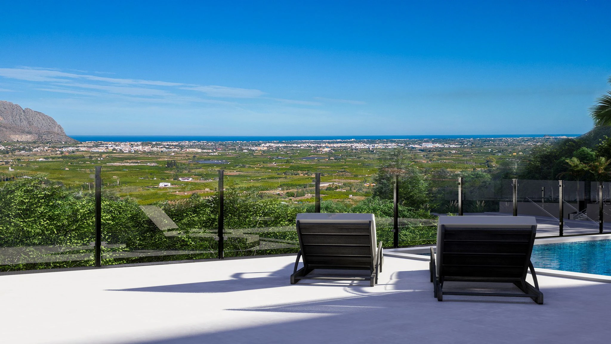 Project of 10 single-family homes with a pool in Pedreguer