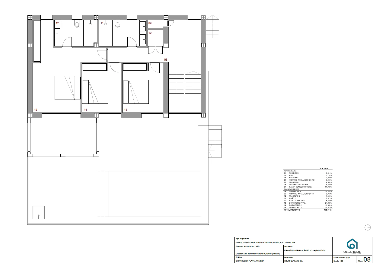 Newly built villa in Alcalali