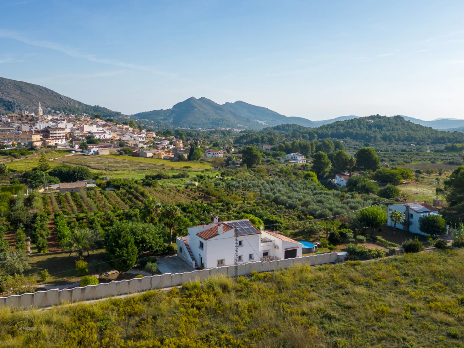 Two villas for sale in Parcent on one plot
