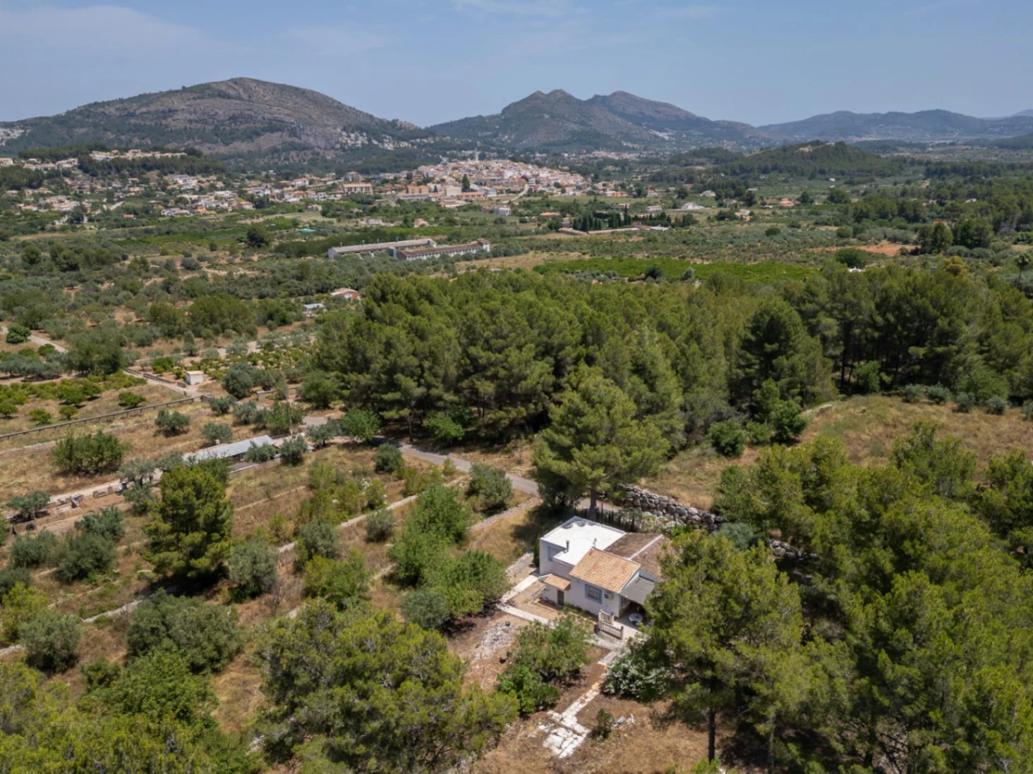 Country house for sale in Parcent: large plot, tranquil escape