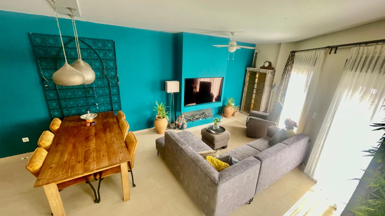 Penthouse for sale in Jalon: Two large terraces