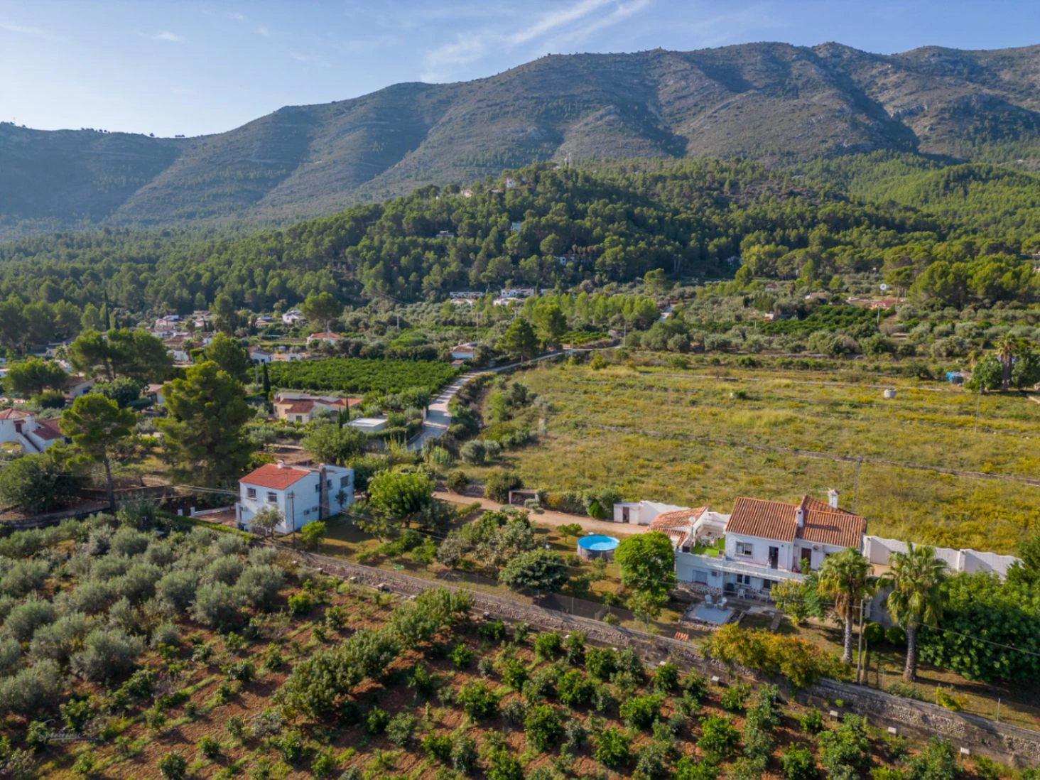 Two villas for sale in Parcent on one plot
