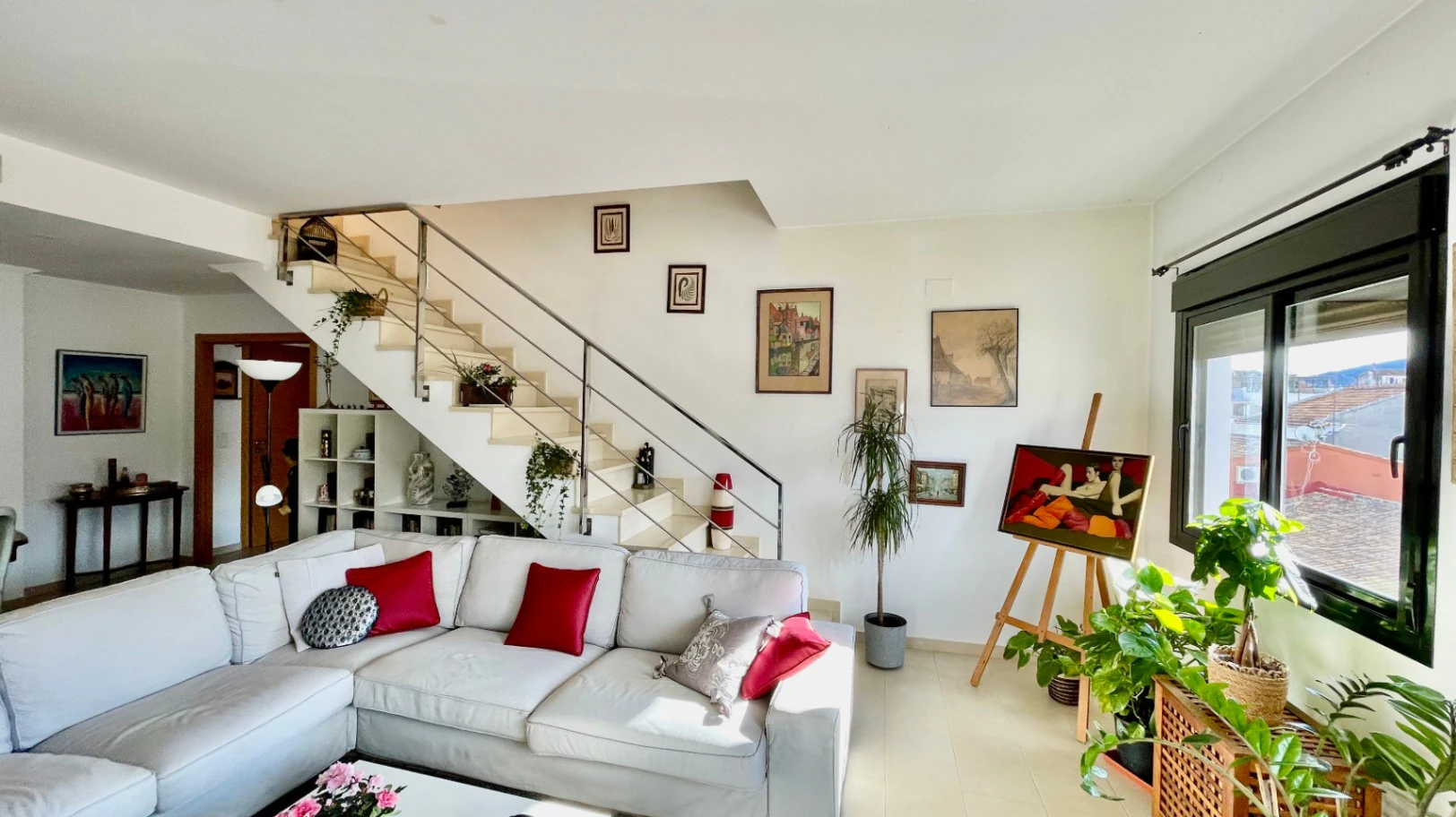 Penthouse apartment in Jalon: Prime central location