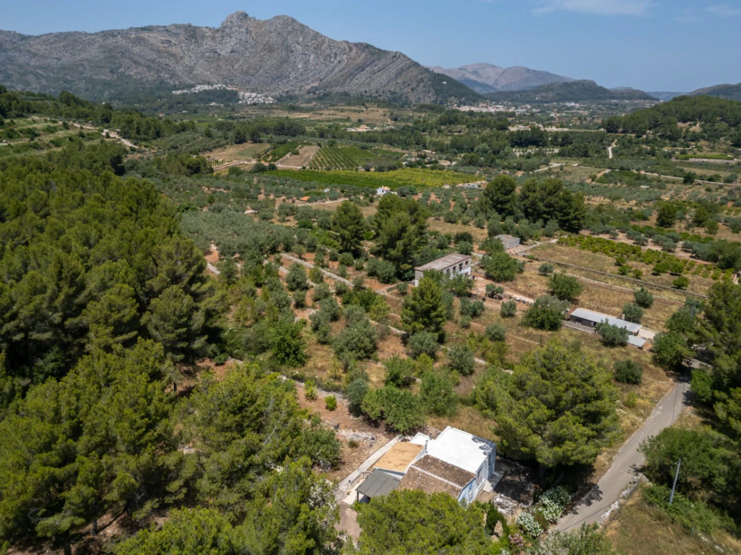 Country house for sale in Parcent: large plot, tranquil escape