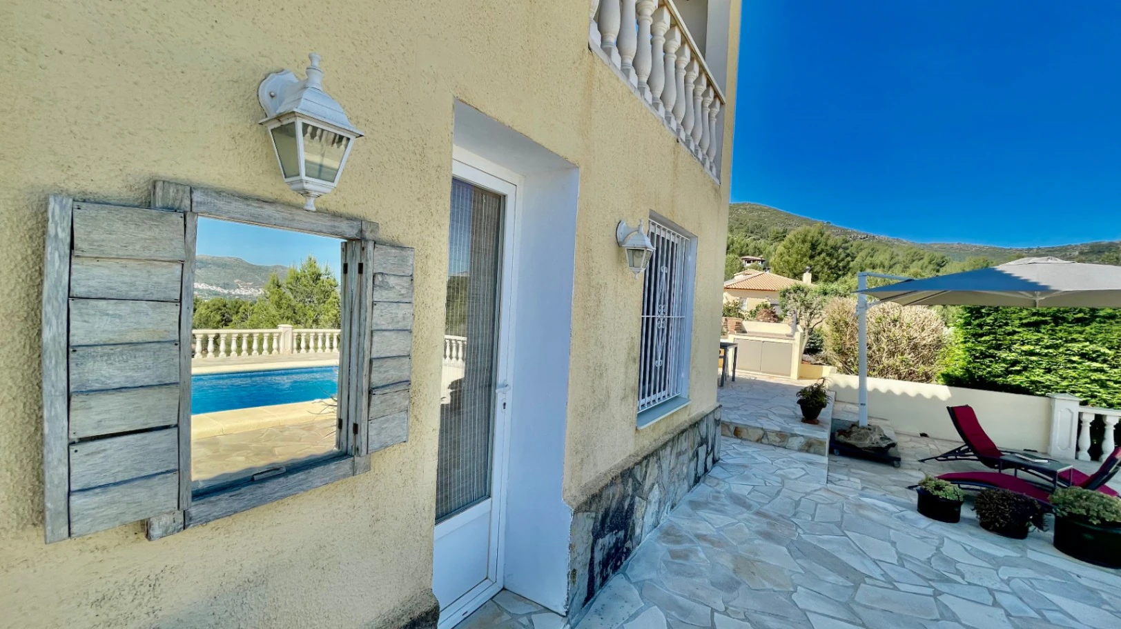 Villa for sale in Lliber:  Spectacular views, large plot
