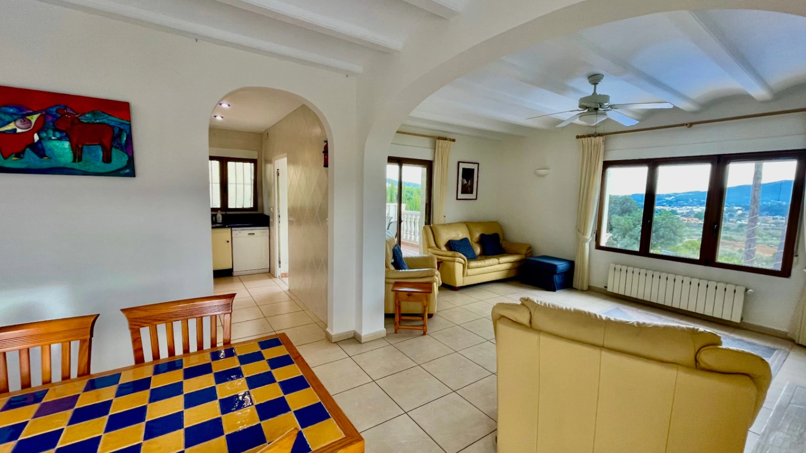 Villa for sale in Jalon: Frontline with spectacular south-facing views