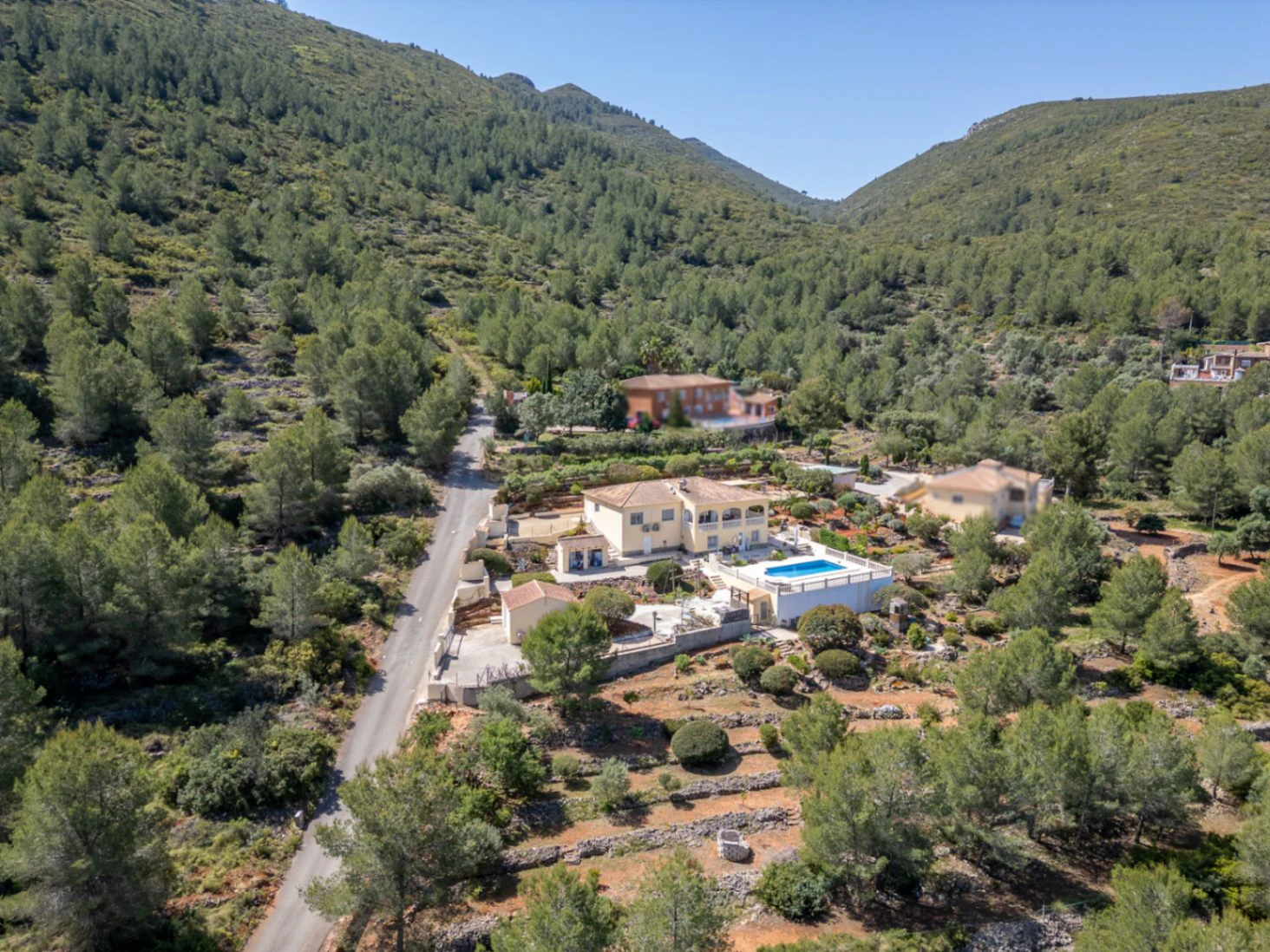 Villa zu verkaufen in Lliber:  Spektakuläre Aussicht, großes Grundstück