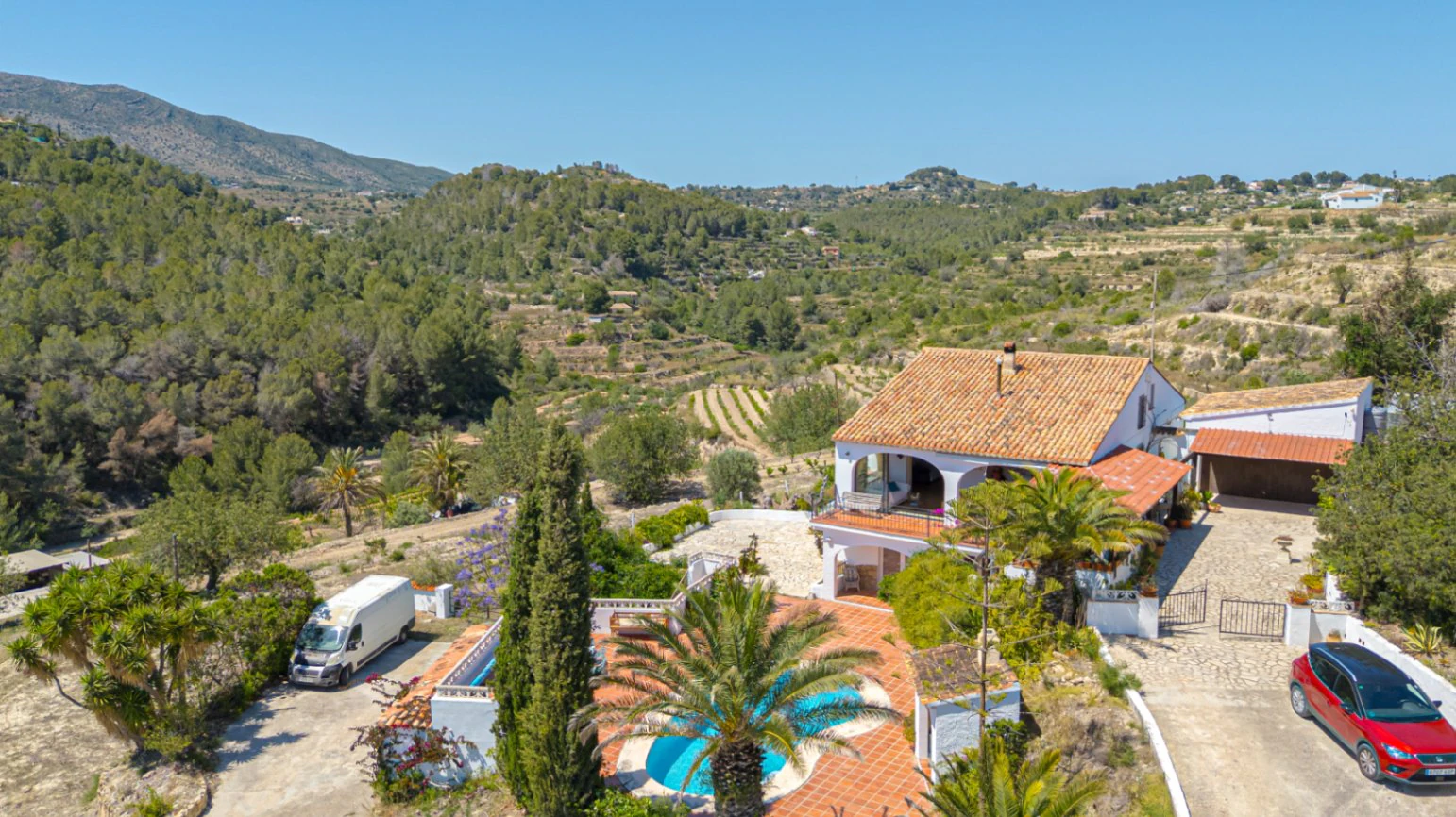 Villa en venta en Benissa: Cuadras y terreno
