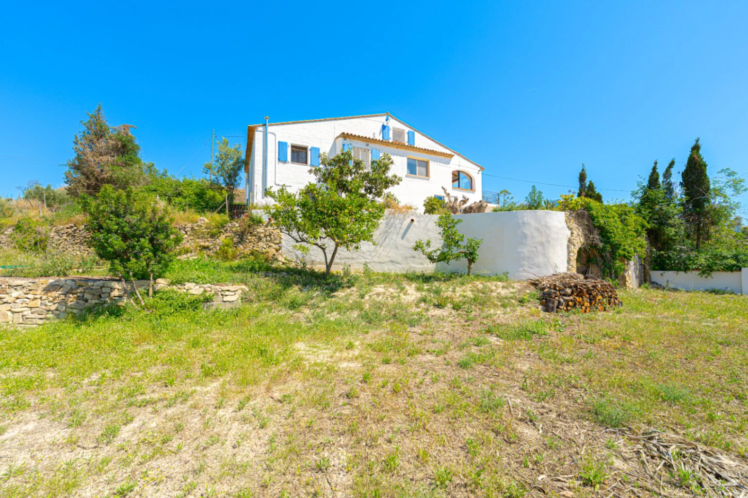 Villa en venta en Benissa: Cuadras y terreno