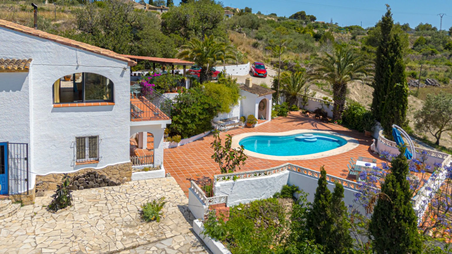 Villa en venta en Benissa: Cuadras y terreno