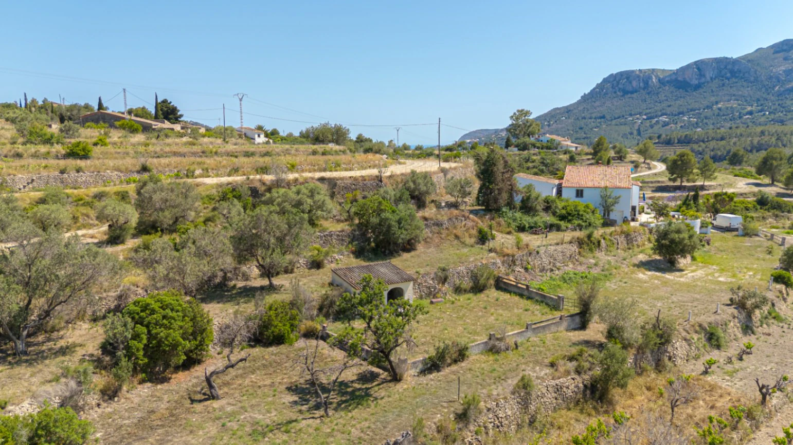 Villa en venta en Benissa: Cuadras y terreno