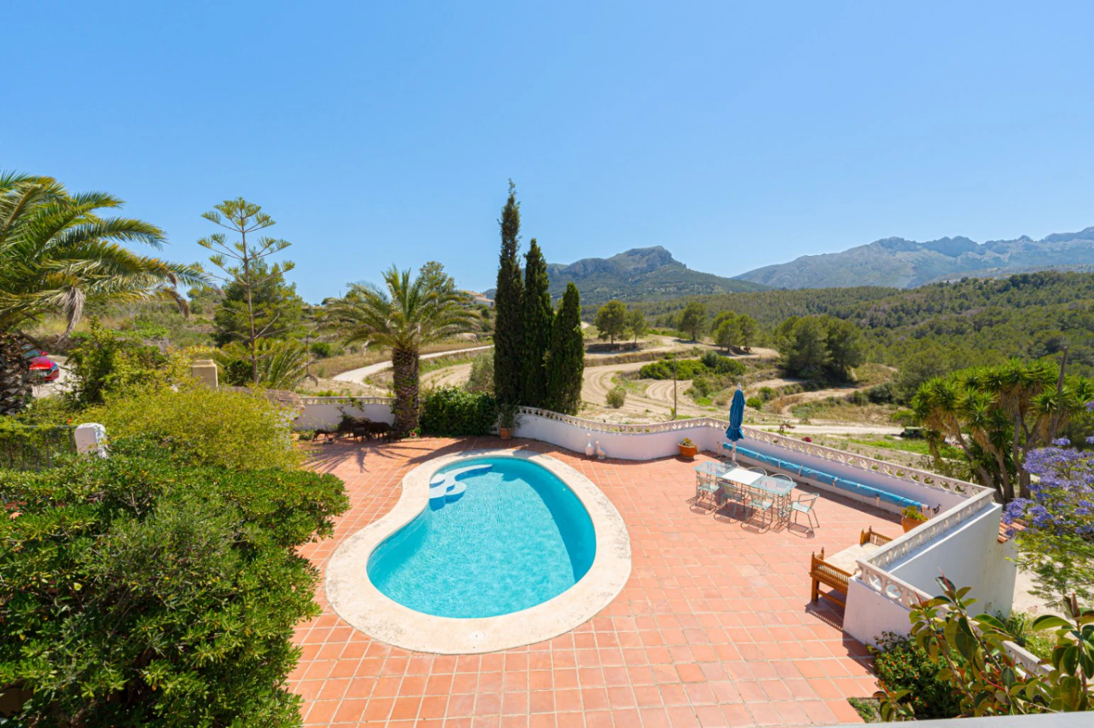 Villa en venta en Benissa: Cuadras y terreno