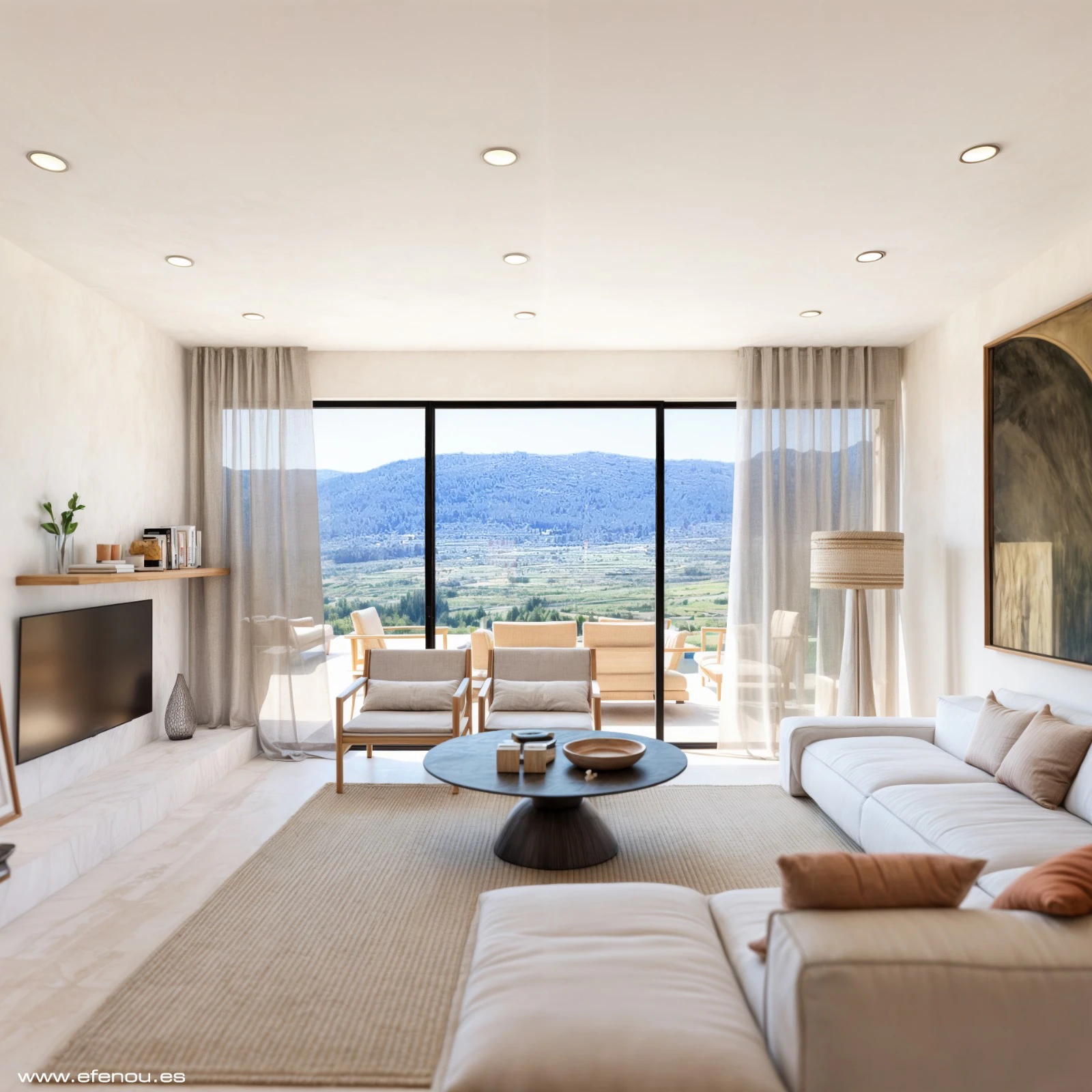 Villa en venta en Alcalali: Diseño arquitectónico contemporáneo.