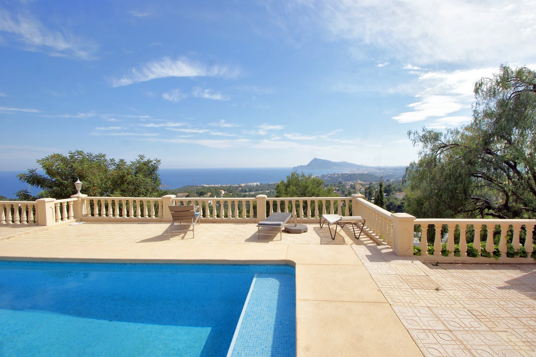Villa con espectaculares vistas al mar