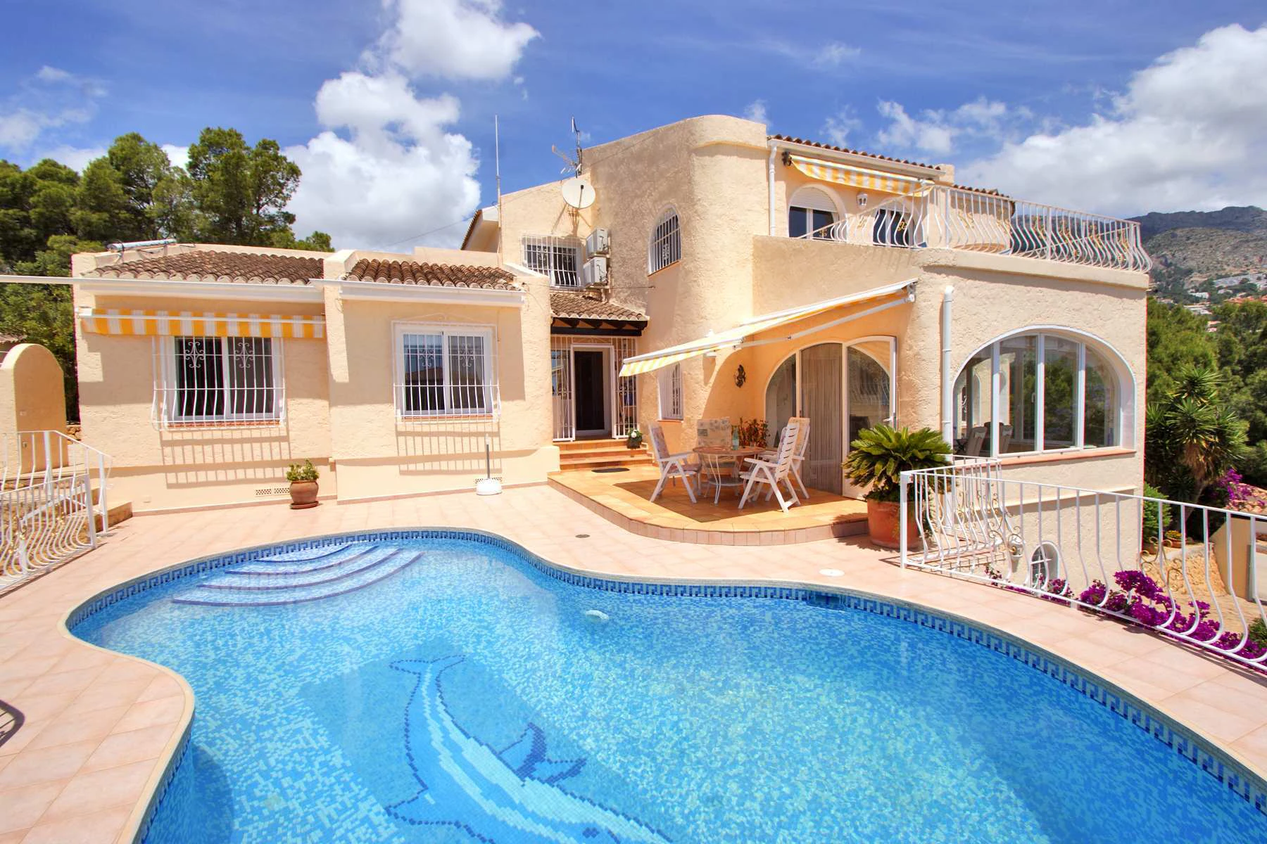 Maravillosa Villa en la Sierra de Altea con vistas al mar.