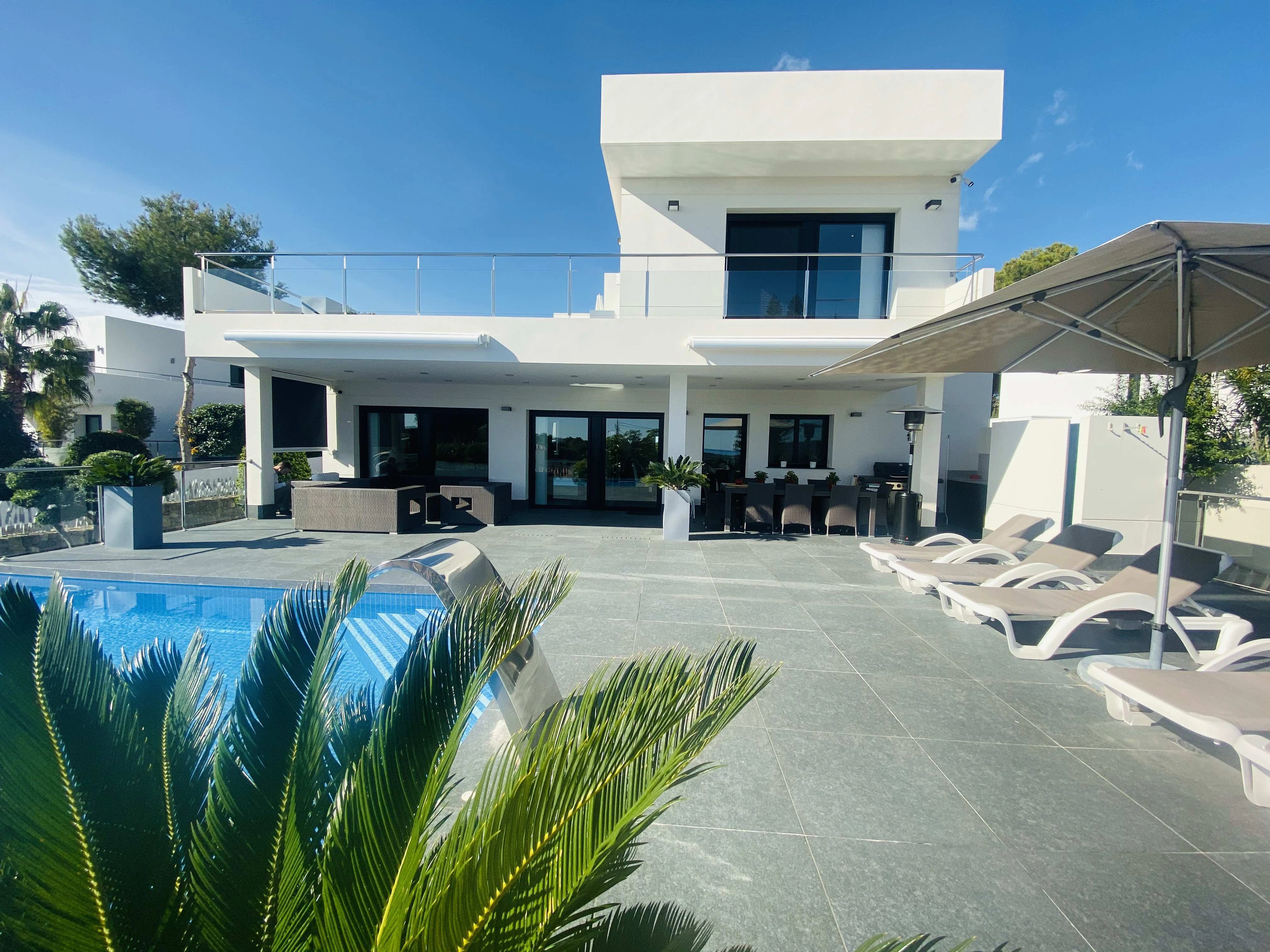 Villa de diseño moderno en Moraira.