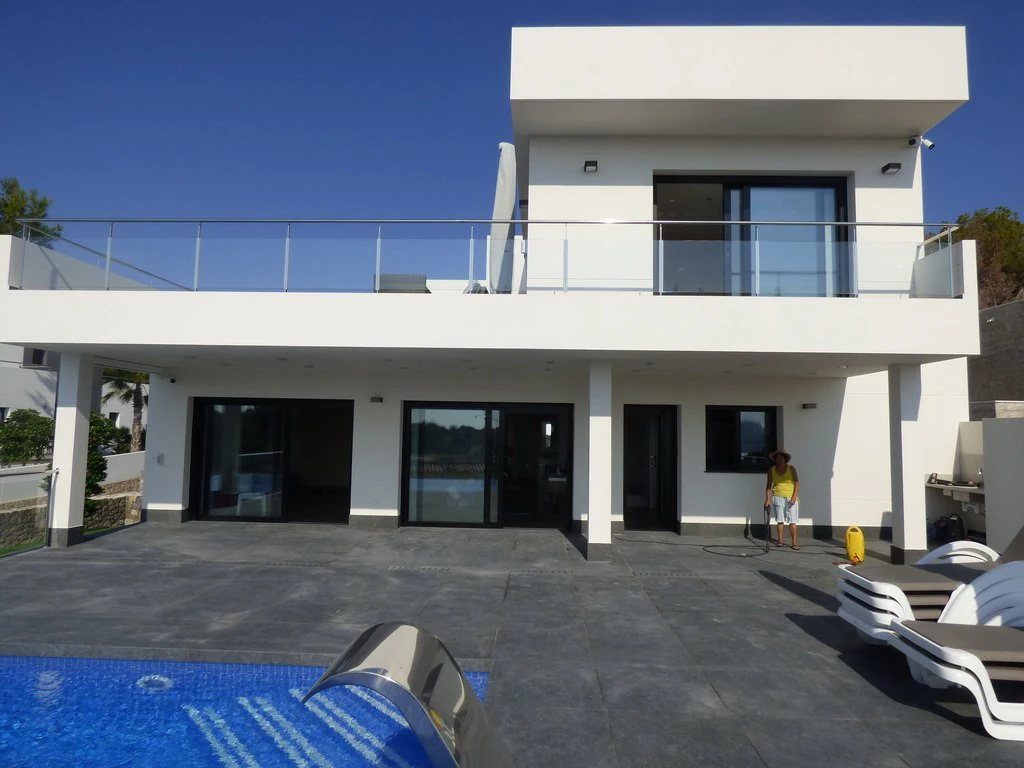 Villa de diseño moderno en Moraira.