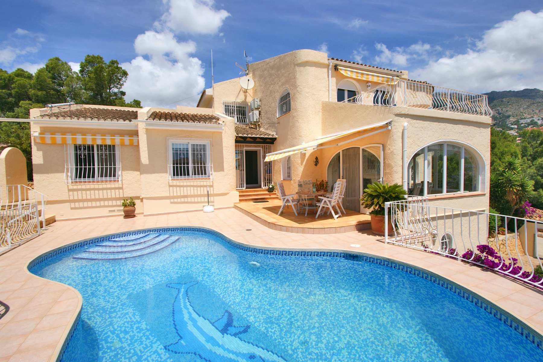 Maravillosa Villa en la Sierra de Altea con vistas al mar.
