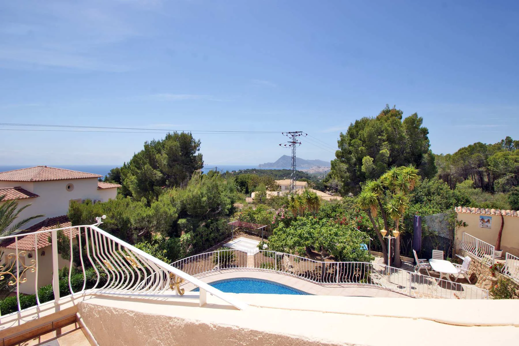 Maravillosa Villa en la Sierra de Altea con vistas al mar.