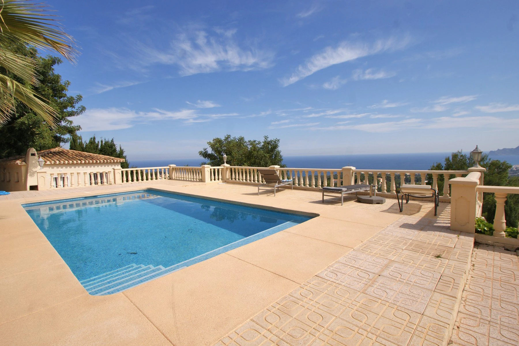 Villa con espectaculares vistas al mar