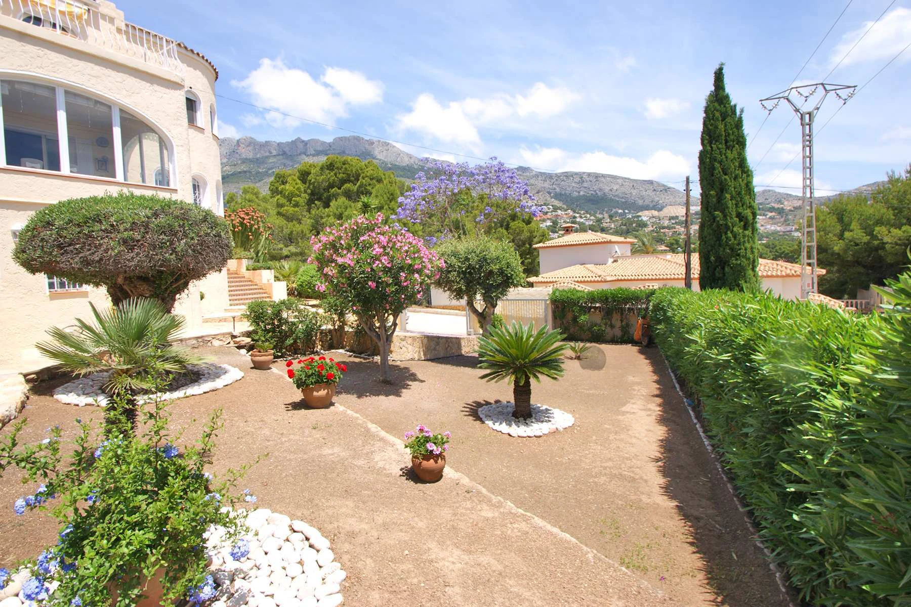 Maravillosa Villa en la Sierra de Altea con vistas al mar.