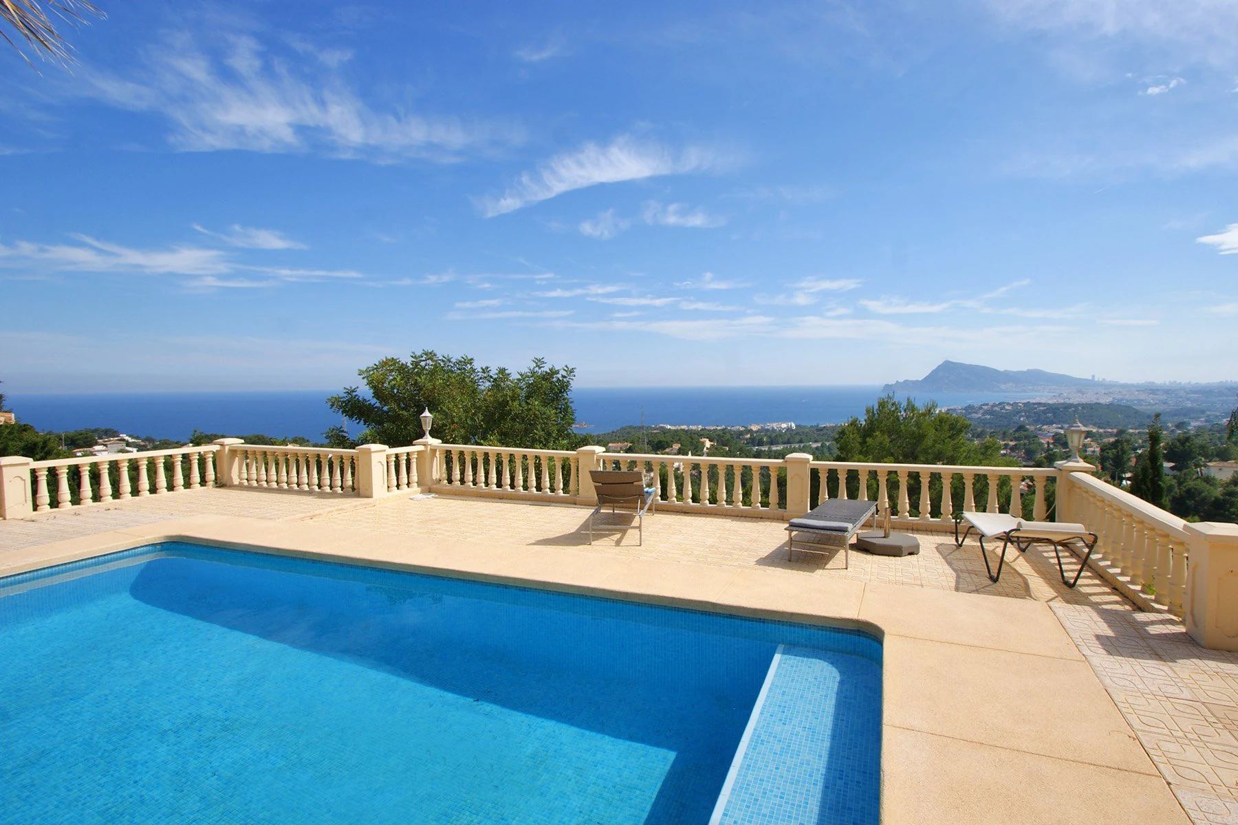 Villa con espectaculares vistas al mar