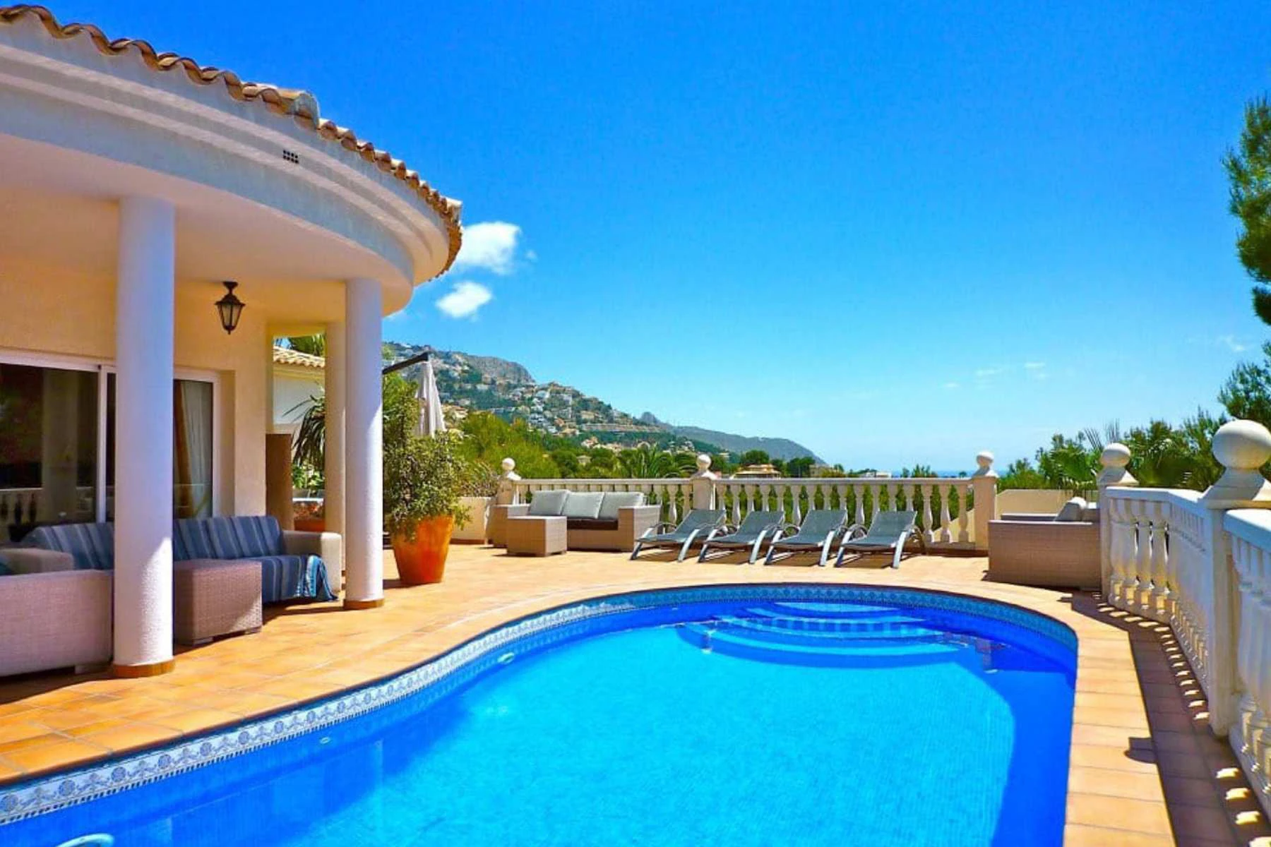 Increíble chalet en Altea con vistas