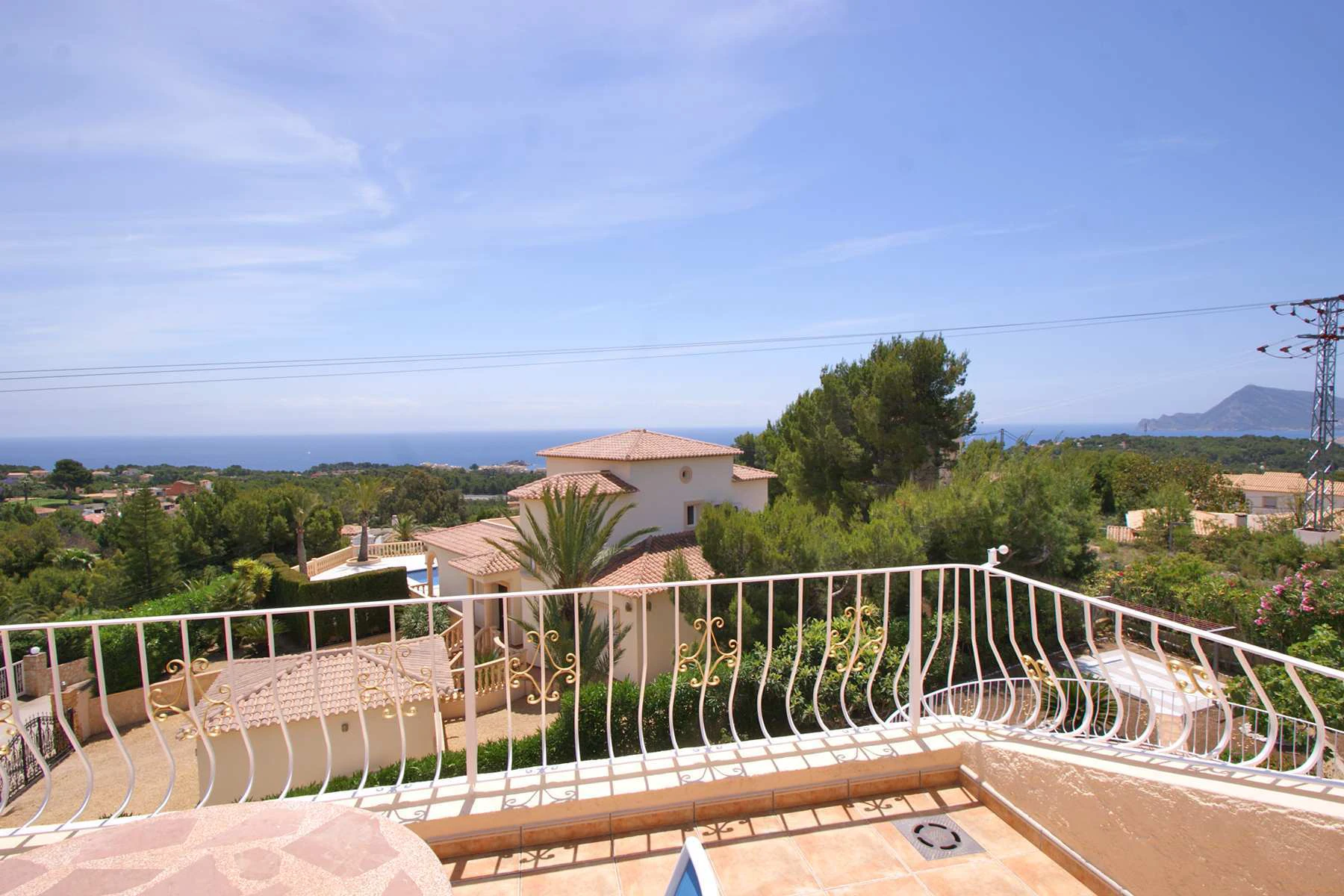 Maravillosa Villa en la Sierra de Altea con vistas al mar.