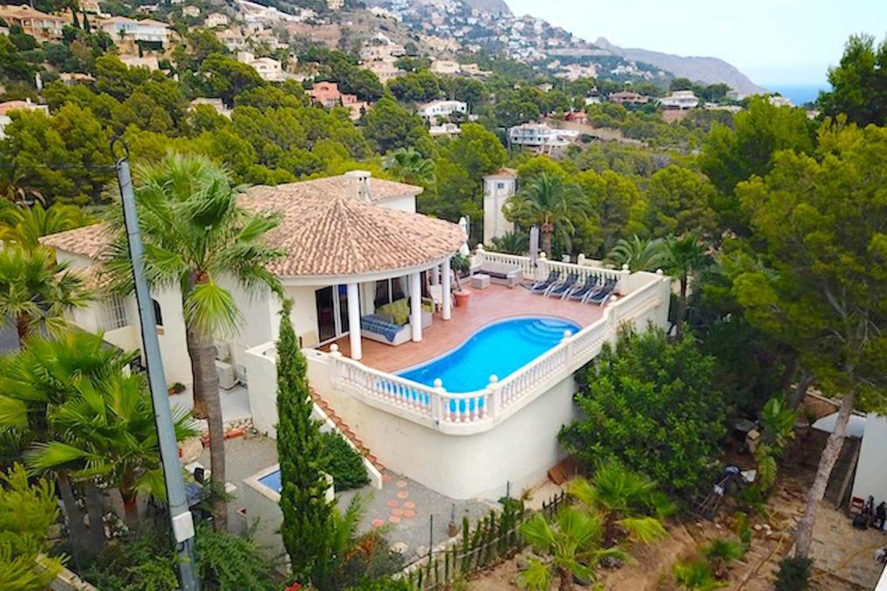 Increíble chalet en Altea con vistas