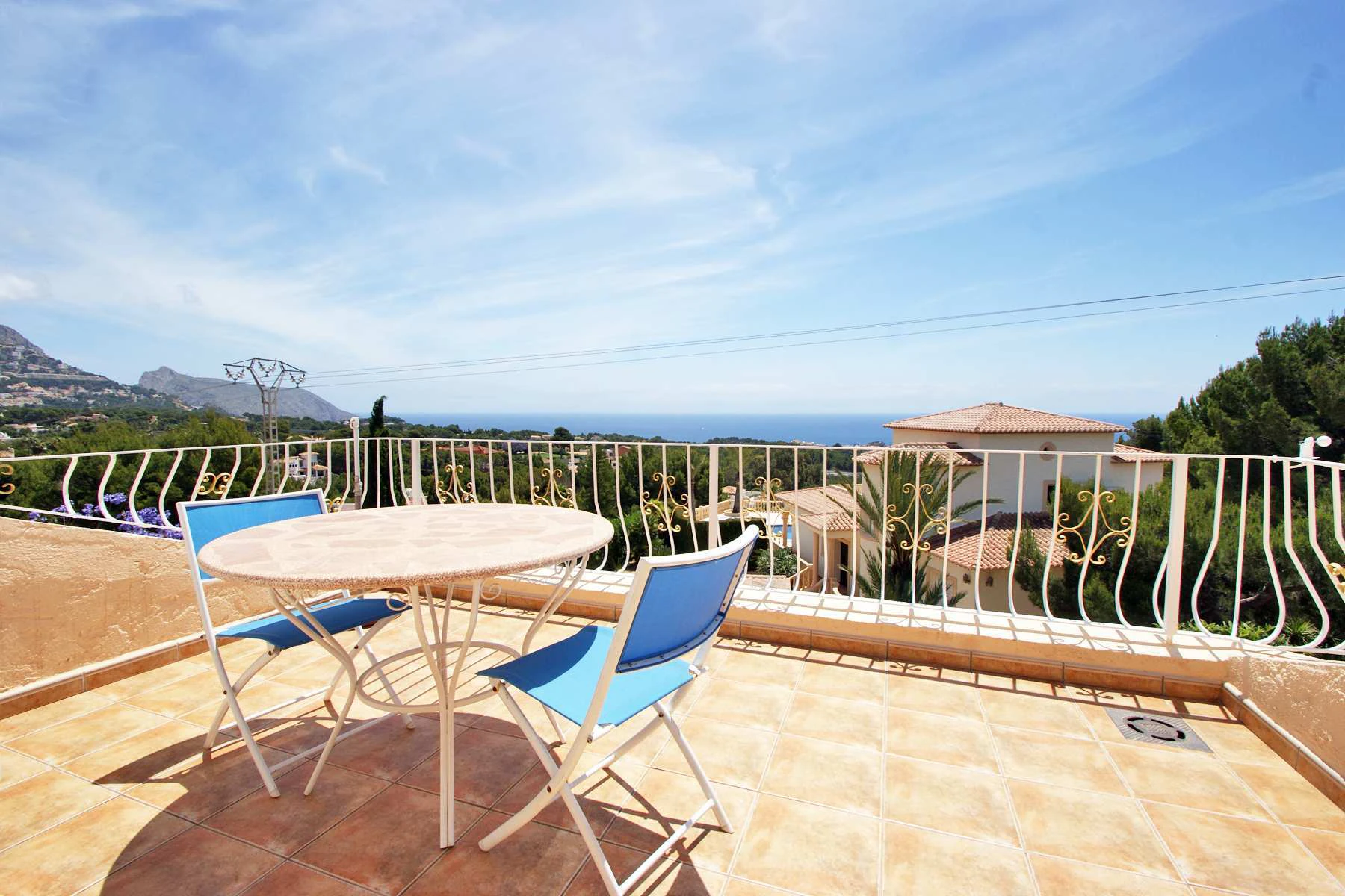 Maravillosa Villa en la Sierra de Altea con vistas al mar.