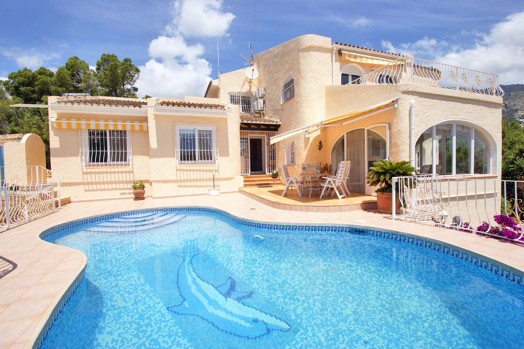 Maravillosa Villa en la Sierra de Altea con vistas al mar.