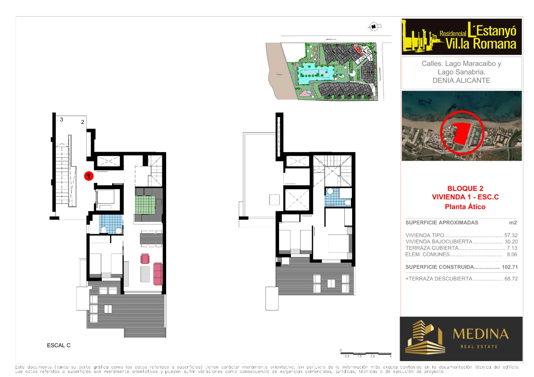 M409 - Penthouse à vendre sur la première ligne à Denia