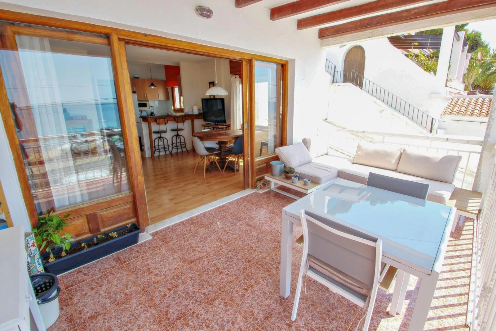 Appartement met uitzicht op zee en een uitstekende locatie in Moraira