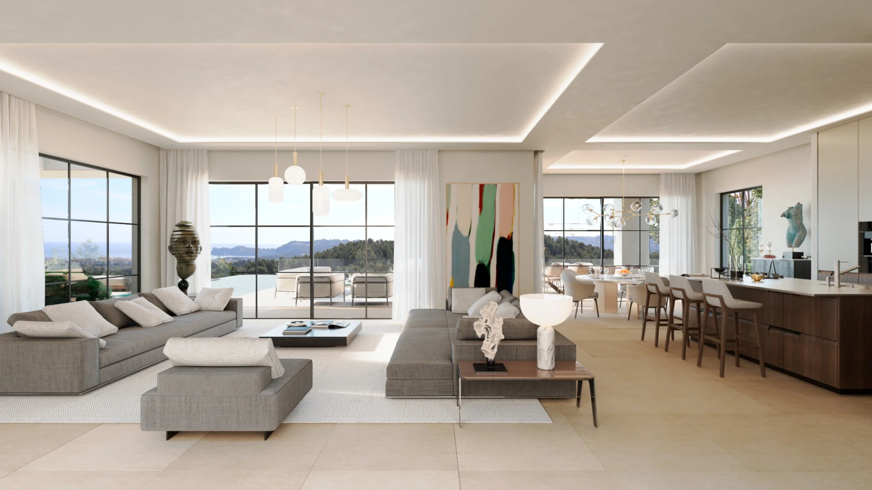 Impresionante villa de nueva construcción en Jávea con vistas al mar