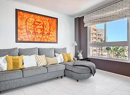 Apartamento en alquiler anual con preciosas vistas al mar - Calpe