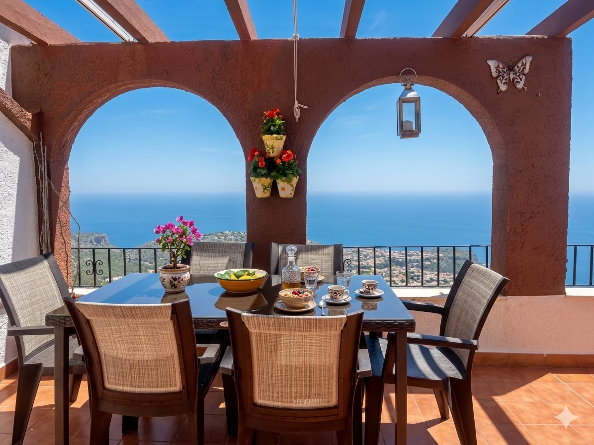 APARTAMENTO EN PUEBLO PANORAMA CON IMPRESIONANTES VISTAS AL MAR. PRIMER PISO