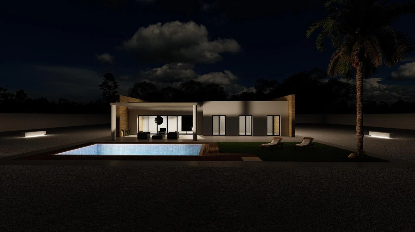 Villa de Obra Nueva Llave en Mano en Pinoso – Exclusividad, Espacio y Confort en Plena Naturaleza